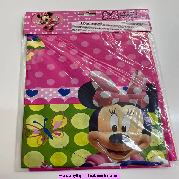 Minnie Mause Temalı Masa Örtüsü